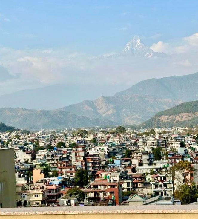 Penthouse 3 Bedroom Apartment With A Beautiful View Pokhara Exterior photo